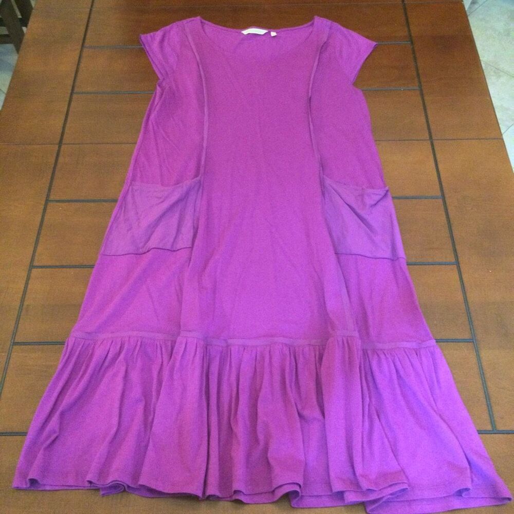 Soft Surroundings Fleuri Dress purple large